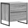  Éjjeli asztal 2 pcs Szürke Sonoma 50 x 39.5 x 50 cm Faanyag