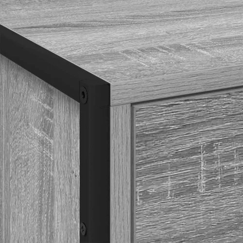  Éjjeli asztal 2 pcs Szürke Sonoma 50 x 39.5 x 50 cm Faanyag