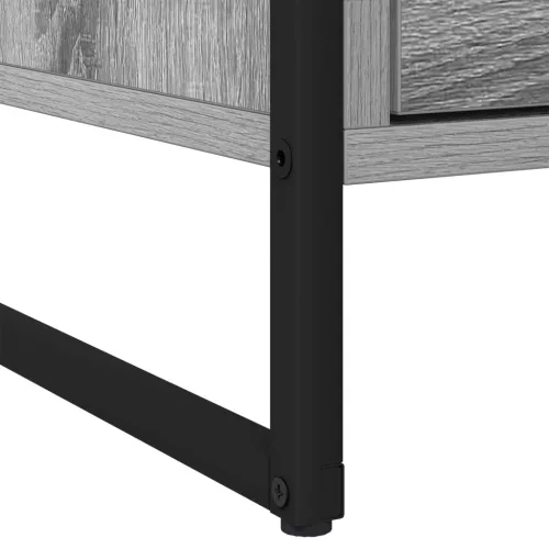  Éjjeli asztal 2 pcs Szürke Sonoma 50 x 39.5 x 50 cm Faanyag