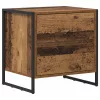  Éjjeli asztal fiókkal Öreg fa 50 x 39.5 x 50 cm Faanyag