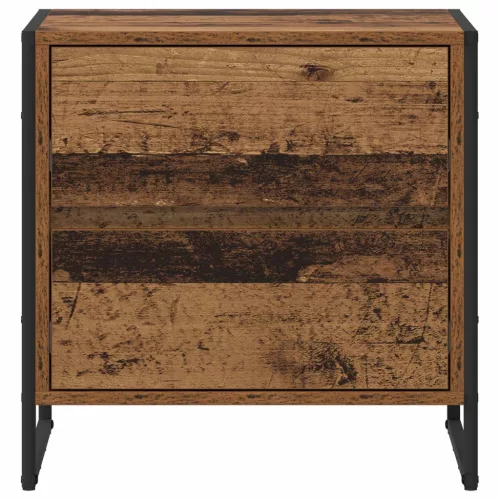  Éjjeli asztal fiókkal Öreg fa 50 x 39.5 x 50 cm Faanyag