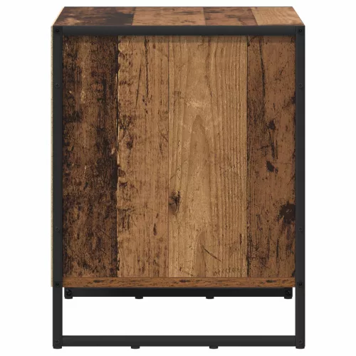  Éjjeli asztal fiókkal 2 pcs Öreg fa 50 x 39.5 x 50 cm Faanyag