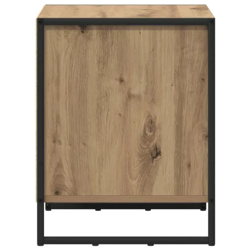  Éjjeli asztal 2 pcs Művészi tölgy 50 x 39.5 x 50 cm Faanyag