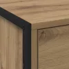  Éjjeli asztal 2 pcs Művészi tölgy 50 x 39.5 x 50 cm Faanyag