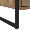  Éjjeli asztal 2 pcs Művészi tölgy 50 x 39.5 x 50 cm Faanyag