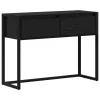  Végasztal fiókkal Fekete tölgy 100 x 36 x 75 cm Faanyag