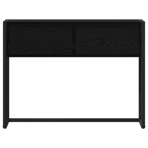  Végasztal fiókkal Fekete tölgy 100 x 36 x 75 cm Faanyag