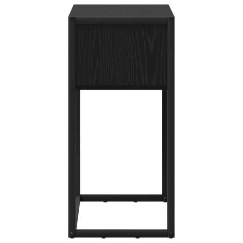  Végasztal fiókkal Fekete tölgy 100 x 36 x 75 cm Faanyag