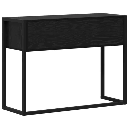  Végasztal fiókkal Fekete tölgy 100 x 36 x 75 cm Faanyag