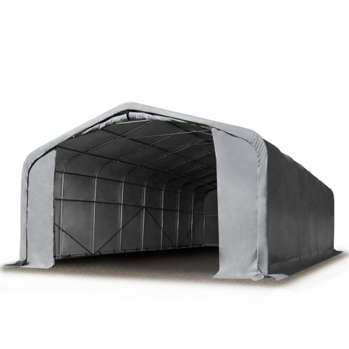 Garažni šator 6x12m-bočna visina:2,7m, ulaz:4,1x2,9m-vatrootporno-WIKINGER PVC 720g/m2-u više boja