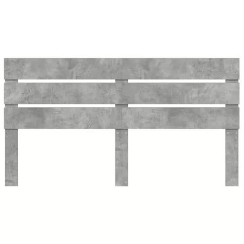  Fejtámla fejtámlával Beton Szürke 160 cm Faanyag