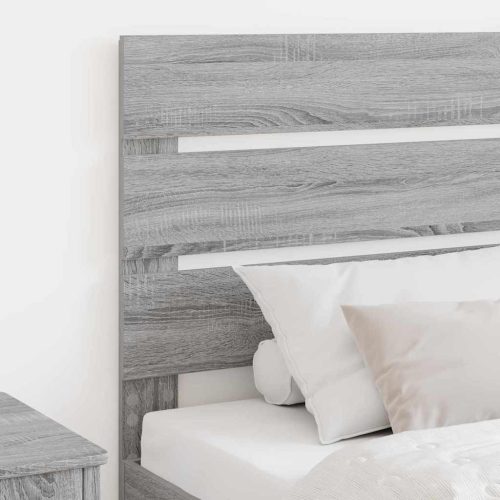  Fejtámla fejtámlával Szürke Sonoma 90 cm Faanyag