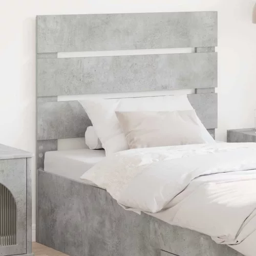  Fejtámla fejtámlával Beton Szürke 80 cm Faanyag