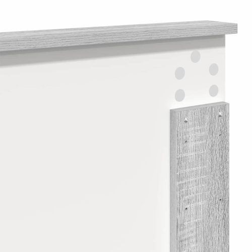  Fejtámla fejtámlával Szürke Sonoma 160 cm Faanyag