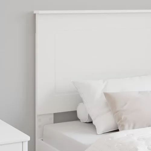  Fejtámla fejtámlával Fehér 100 cm Faanyag