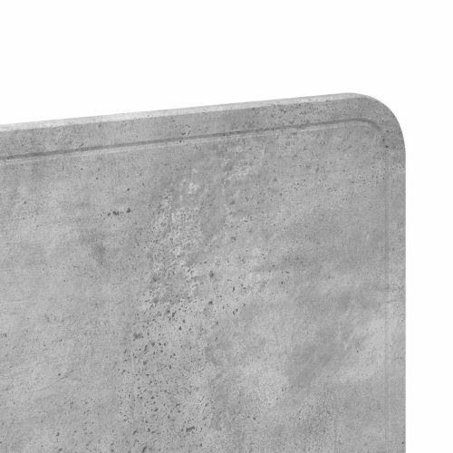  Fejtámla fejtámlával Beton Szürke 200 cm Faanyag