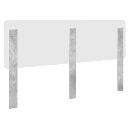  Fejtámla fejtámlával Beton Szürke 180 cm Faanyag