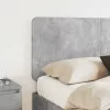  Fejtámla fejtámlával Beton Szürke 135 cm Faanyag