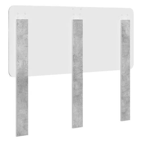  Fejtámla fejtámlával Beton Szürke 135 cm Faanyag