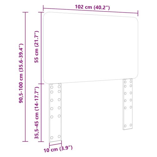  Fejtámla fejtámlával Öreg fa 100 cm Faanyag