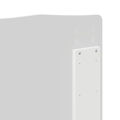  Fejtámla fejtámlával Fehér 120 cm Faanyag