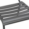 VID 2 db szürke rakásolható acél kültéri szék