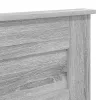  Fejtámla fejtámlával Szürke Sonoma 120 cm Faanyag