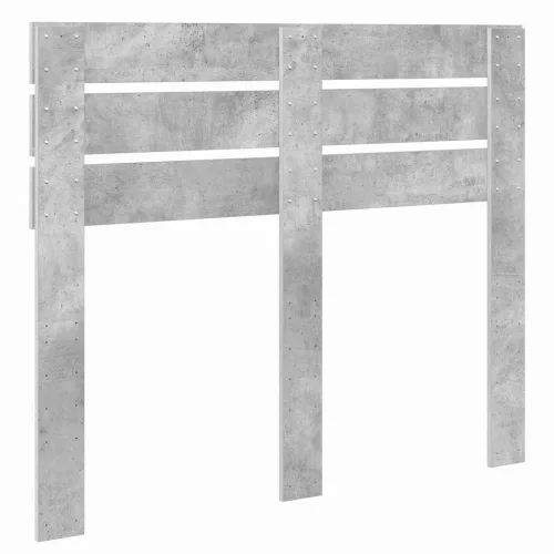  Fejtámla fejtámlával Beton Szürke 120 cm Faanyag