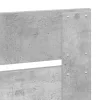  Fejtámla fejtámlával Beton Szürke 120 cm Faanyag