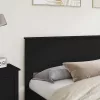  Fejtámla fejtámlával Fekete tölgy 200 cm Faanyag