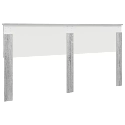  Fejtámla fejtámlával Szürke Sonoma 180 cm Faanyag
