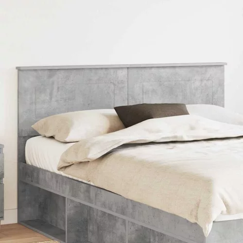  Fejtámla fejtámlával Beton Szürke 150 cm Faanyag
