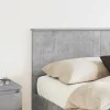  Fejtámla fejtámlával Beton Szürke 150 cm Faanyag