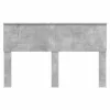  Fejtámla fejtámlával Beton Szürke 150 cm Faanyag