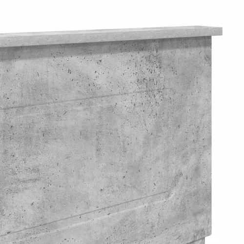  Fejtámla fejtámlával Beton Szürke 150 cm Faanyag