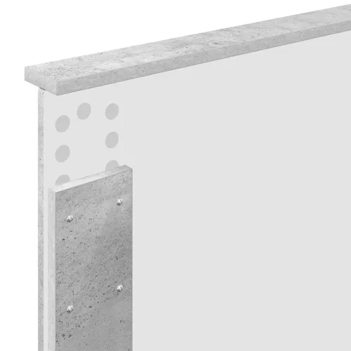  Fejtámla fejtámlával Beton Szürke 75 cm Faanyag
