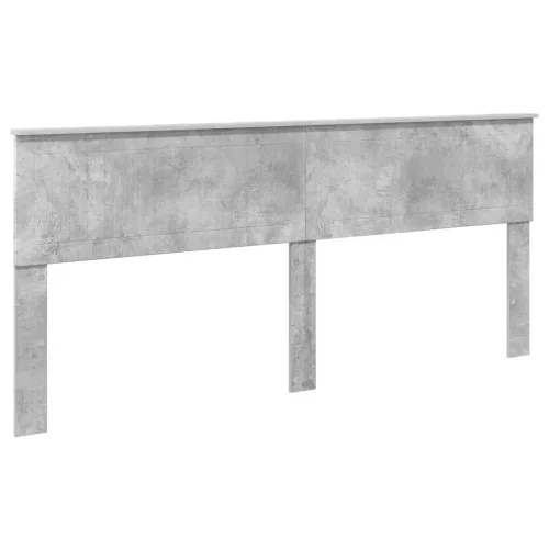  Fejtámla fejtámlával Beton Szürke 200 cm Faanyag