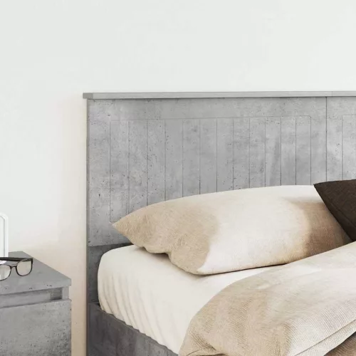  Fejtámla fejtámlával Beton Szürke 150 cm Faanyag