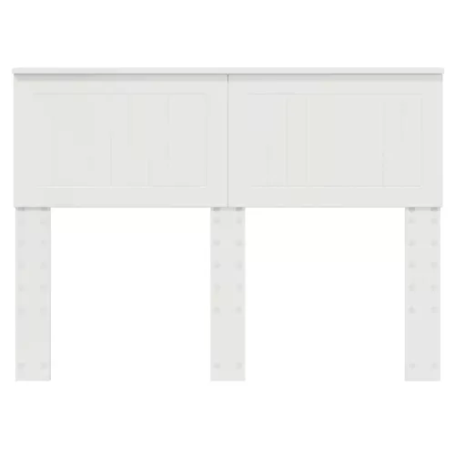  Fejtámla fejtámlával Fényes Fehér 135 cm Faanyag