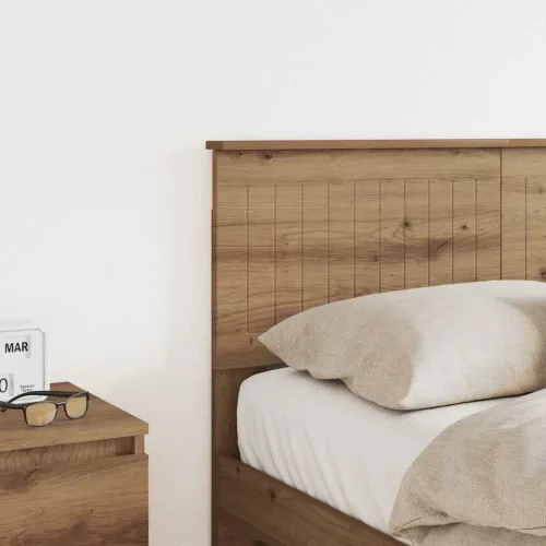  Fejtámla fejtámlával Artisan tölgy 135 cm Faanyag