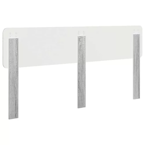  Fejtámla fejtámlával Szürke Sonoma 180 cm Faanyag