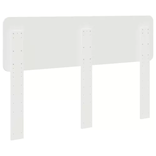  Fejtámla fejtámlával Fényes Fehér 140 cm Faanyag