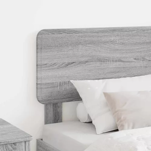  Fejtámla fejtámlával Szürke Sonoma 90 cm Faanyag
