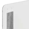  Fejtámla fejtámlával Szürke Sonoma 80 cm Faanyag