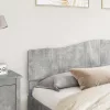  Fejtámla fejtámlával Beton Szürke 200 cm Faanyag