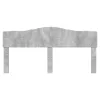  Fejtámla fejtámlával Beton Szürke 180 cm Faanyag