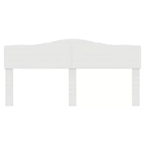  Fejtámla fejtámlával Fényes Fehér 180 cm Faanyag