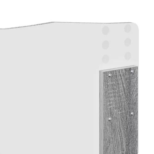  Fejtámla fejtámlával Szürke Sonoma 160 cm Faanyag