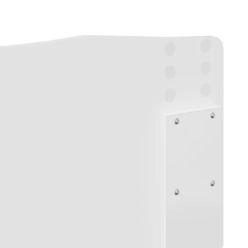  Fejtámla fejtámlával Fehér 150 cm Faanyag