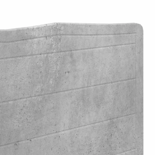  Fejtámla fejtámlával Beton Szürke 150 cm Faanyag